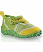 Kinder waterschoenen groen geel
