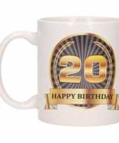 Koffiemok verjaardag 20 jaar 300 ml