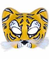 Kunstof gezichtsmasker tijger