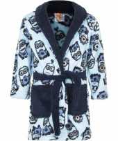 Minions fleece badjas blauw voor jongens