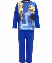 Minions fleece pyjama blauw voor jongens