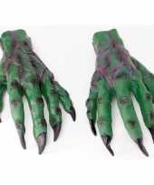 Monster handen groen