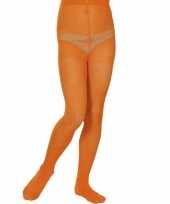 Oranje panty voor meisjes 40 denier