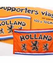 Oranje supportersvlag 100 x 70 cm