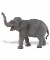 Plastic dieren aziatisch olifantje 16 cm
