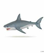 Plastic papo dier witte haai 19 cm