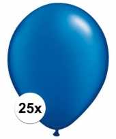 Qualatex sapphire blauwe ballonnen 25 stuks