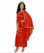 Romeinse dames jurk rood