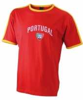 Rood shirtje portugal print