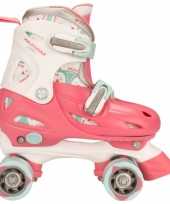 Roze verstelbare skates voor kinderen maat 27 30