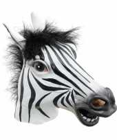 Rubberen masker zebra