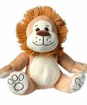 Speelgoed leeuw knuffel 21 cm
