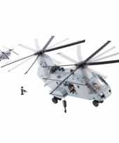 Speelgoed leger helikopter bouwstenen set