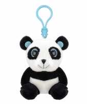 Speelgoed panda sleutelhanger 9 cm