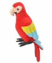 Speelgoed papegaai knuffel 38 cm