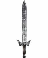 Speelgoed ridder zwaard zilver 68 cm