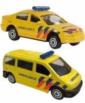 Speelgoedauto ambulance set 112