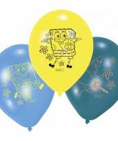 Spongebob feest ballonnen 6 stuks