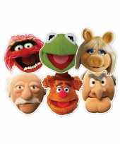 The muppets gezichtsmaskers 6 stuks