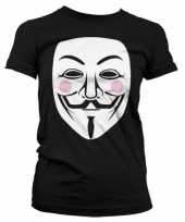 V for vendetta kleding dames t-shirt