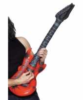 Verkleed rocker gitaar rood 99 cm