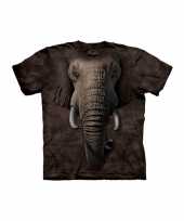 Volwassene dieren shirts olifant