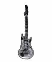 Zilveren opblaas gitaar 106 cm