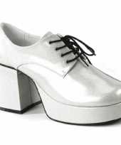 Zilverkleurige disco schoenen voor heren