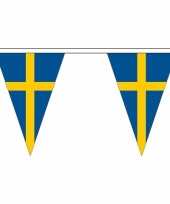 Zweden versiering vlaggenlijn 5 m